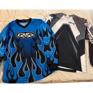 Boys Thor & MTX Racing Shirts TWO Jersey Dirt Bike Motocross Size Small & Med